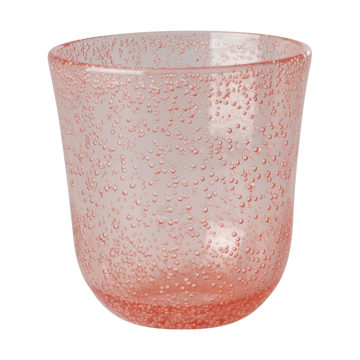 Rijst tumblerglas bubbelontwerp acryl 41 cl - Peach - RICE