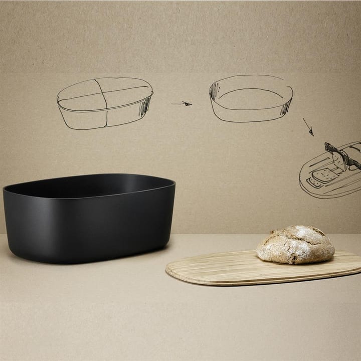 BOX-IT brooddoos 22,5x34,5 cm, zwart RIG-TIG