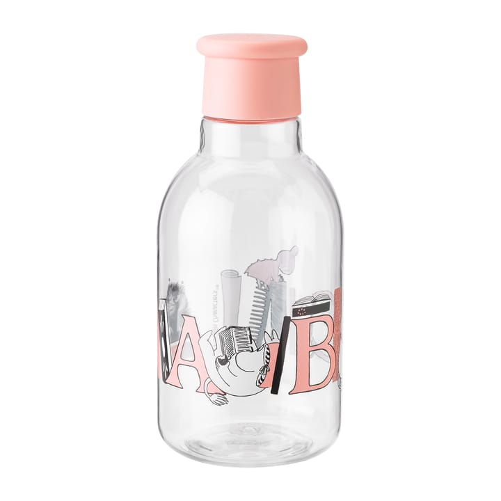 DRINK-IT Moomin ABC waterfles 0,5 liter - Salmon - RIG-TIG