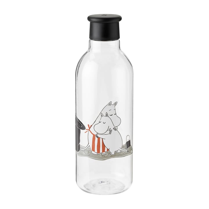 DRINK-IT Moomin waterfles 0,75 l - Black-red - RIG-TIG