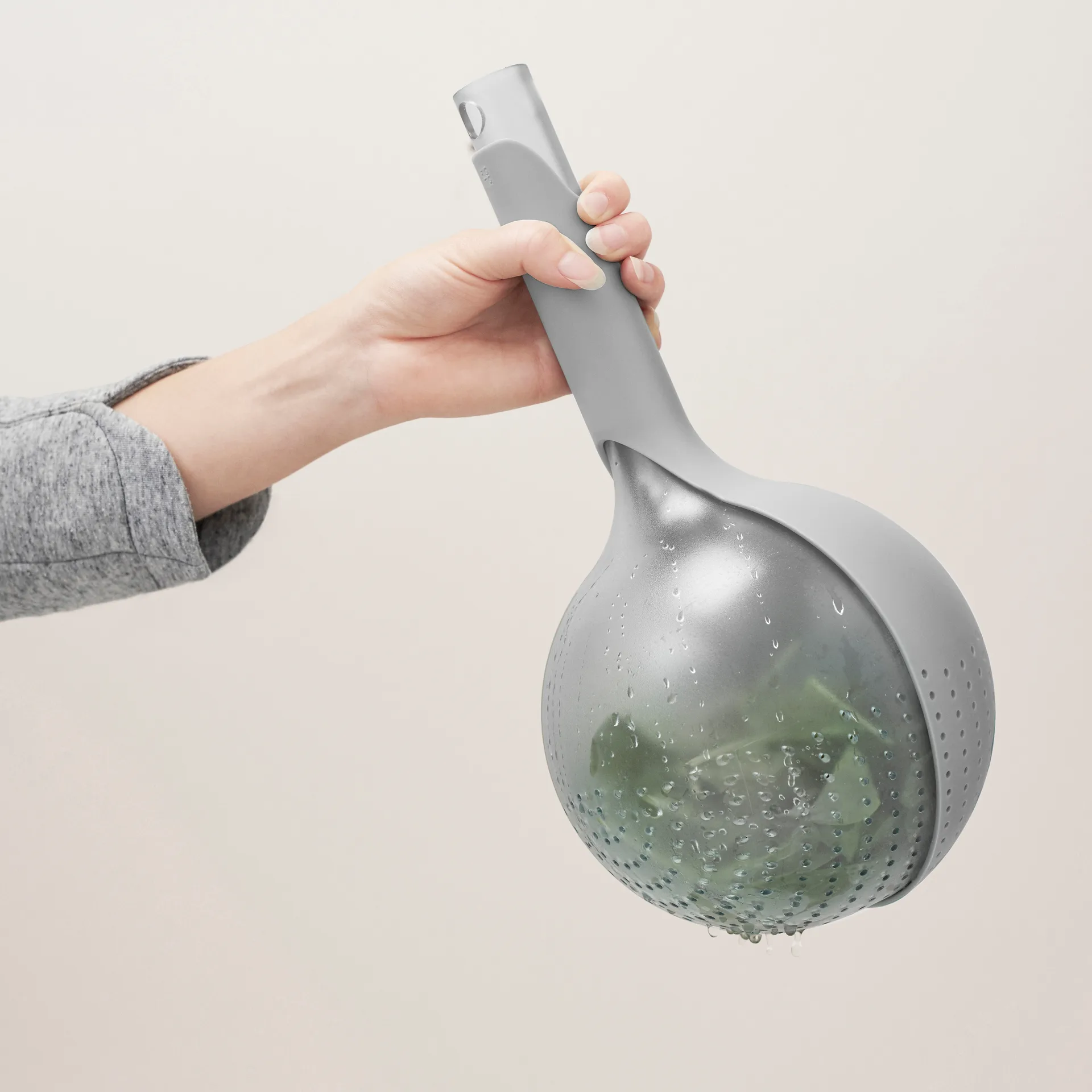 DROP vergiet, Grijs RIG-TIG
