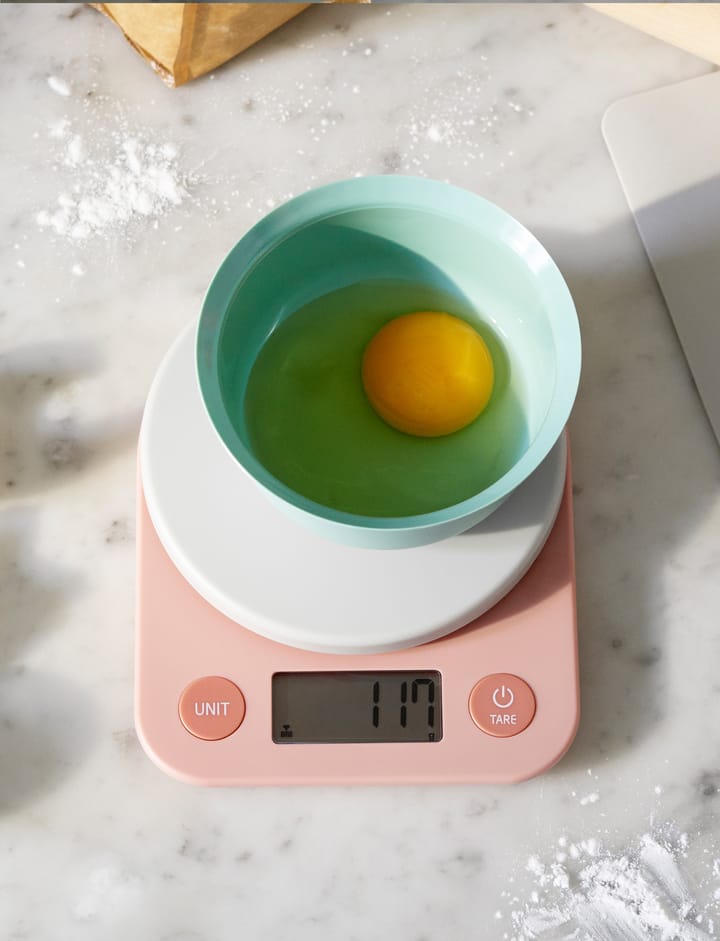FOODIE keukenweegschaal, Light rose RIG-TIG