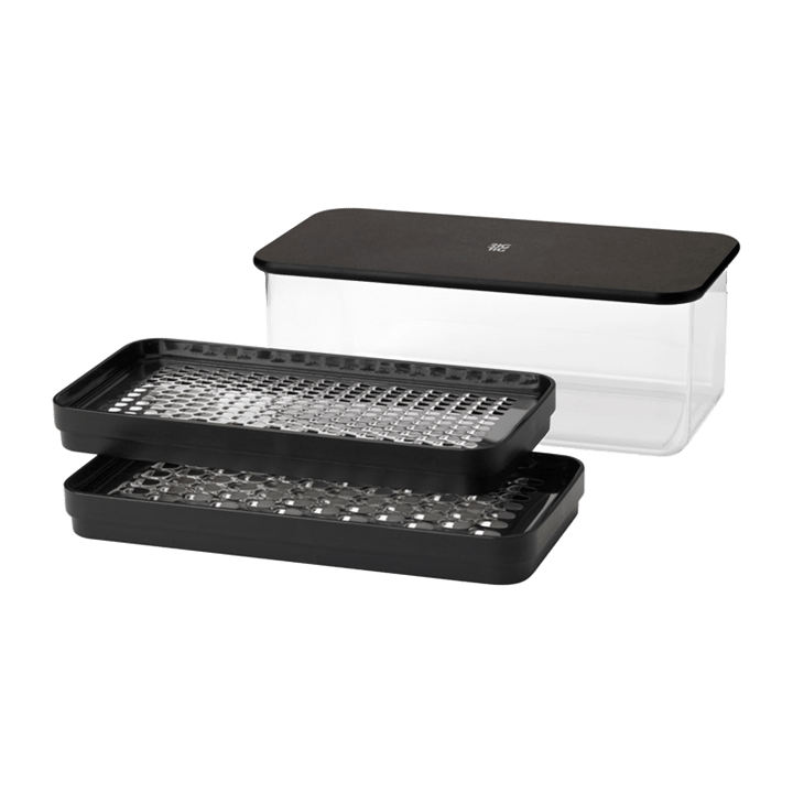 GRATE-IT rasp met opbergdoos, Black RIG-TIG