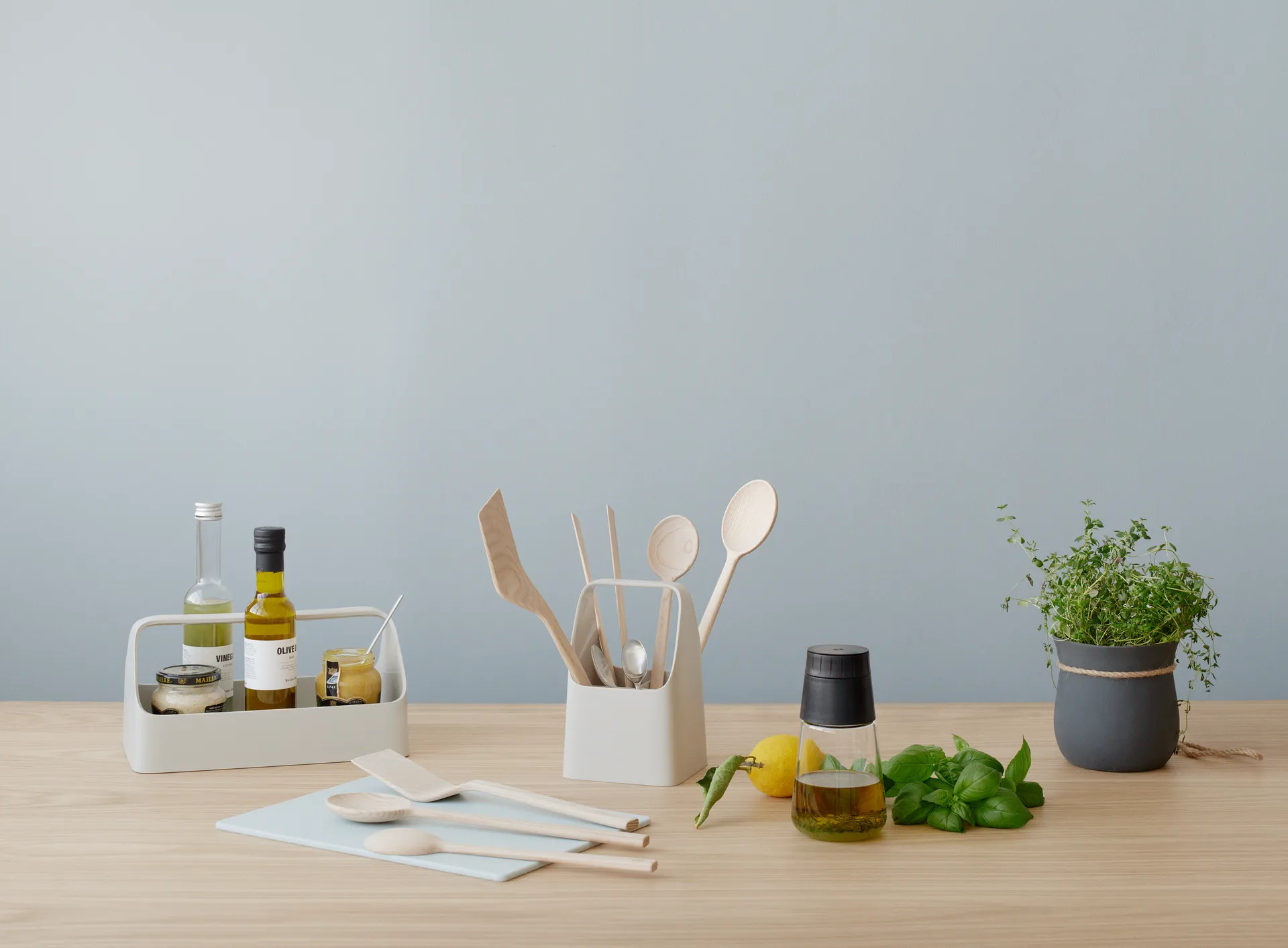 HANDY-BOX opbergdoos 12x12,5 cm, Lichtgrijs RIG-TIG