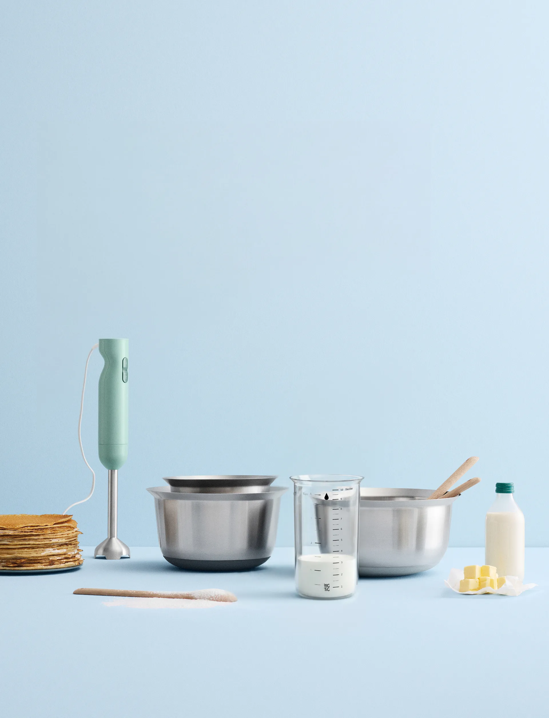 MIX-IT maatbeker, Clear, 1 L RIG-TIG