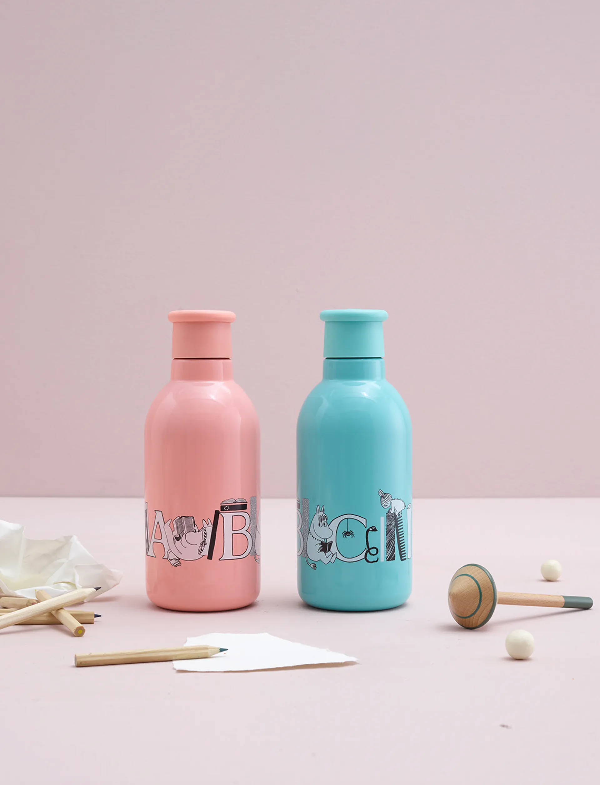 Moomin ABC thermosfles 0,5 L, Moomin turqouise RIG-TIG