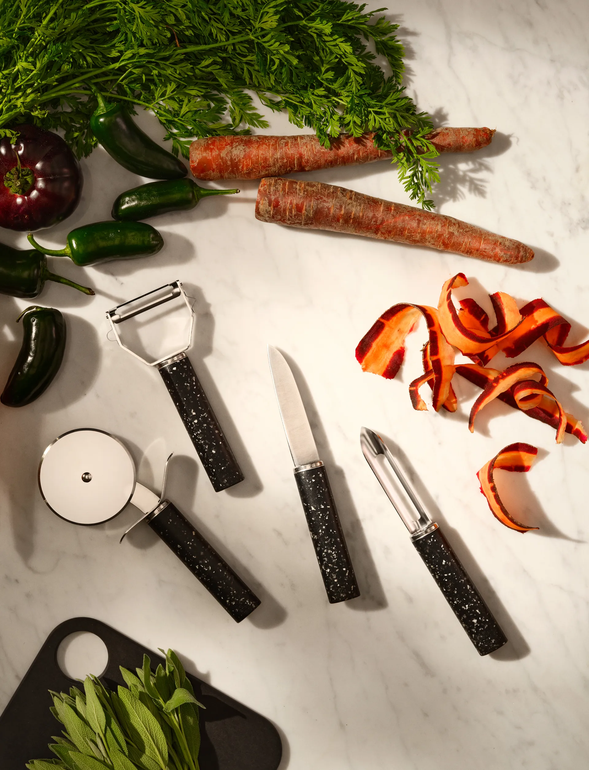 REDO aardappelschiller 18 cm, Black RIG-TIG