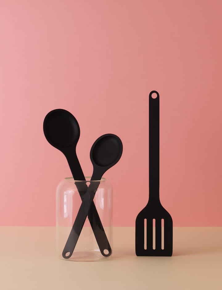 STIR-IT opscheplepel 30 cm, Black RIG-TIG