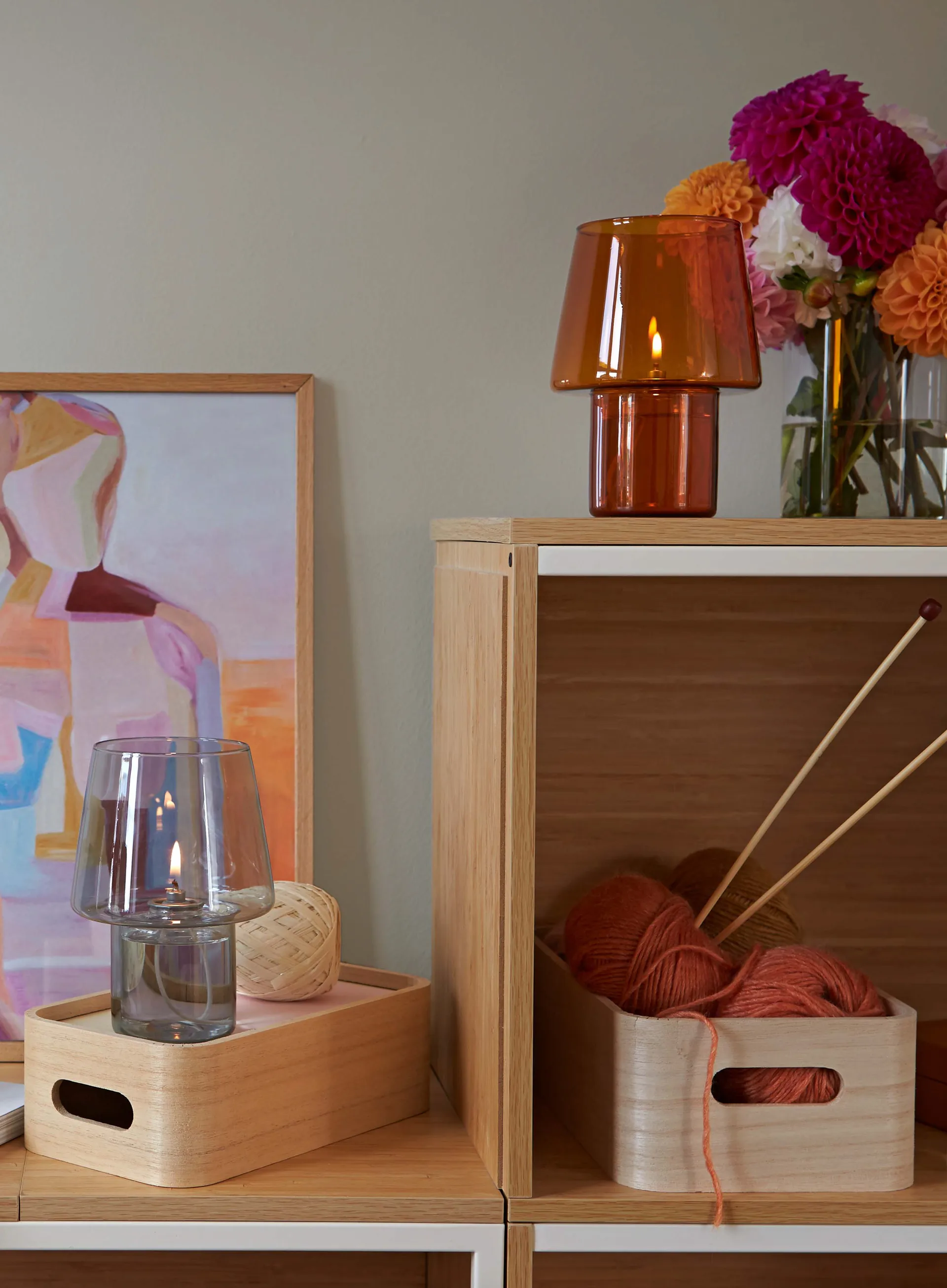 VIVA olielamp 16,5 cm, Smoke RIG-TIG