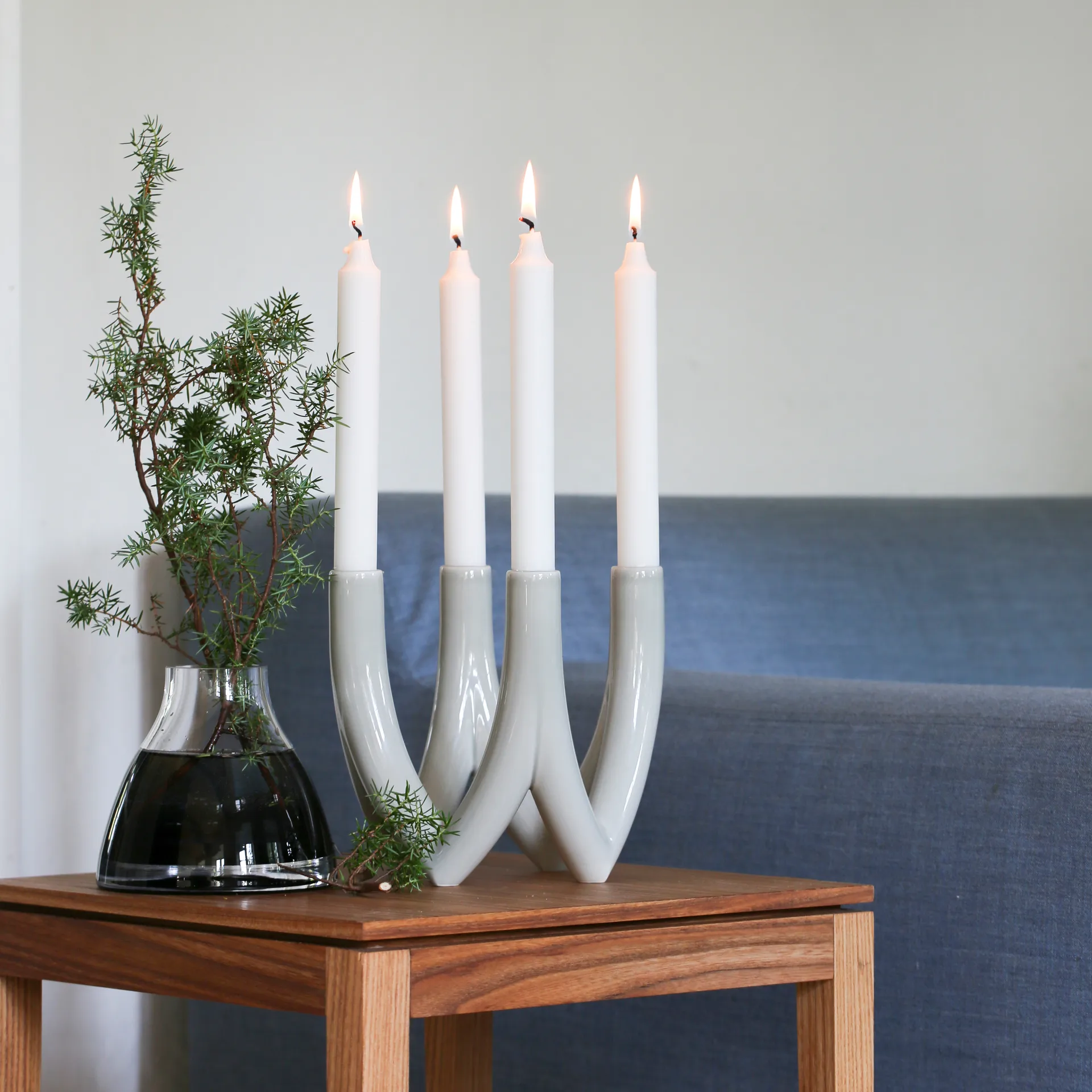 Bloemenvaas nr. 1, Smoked grey Ro Collection