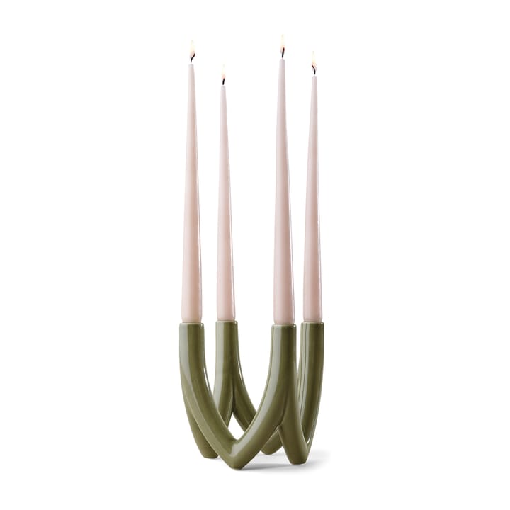 Chandelier kaarsenhouder no. 56, Olive green Ro Collection