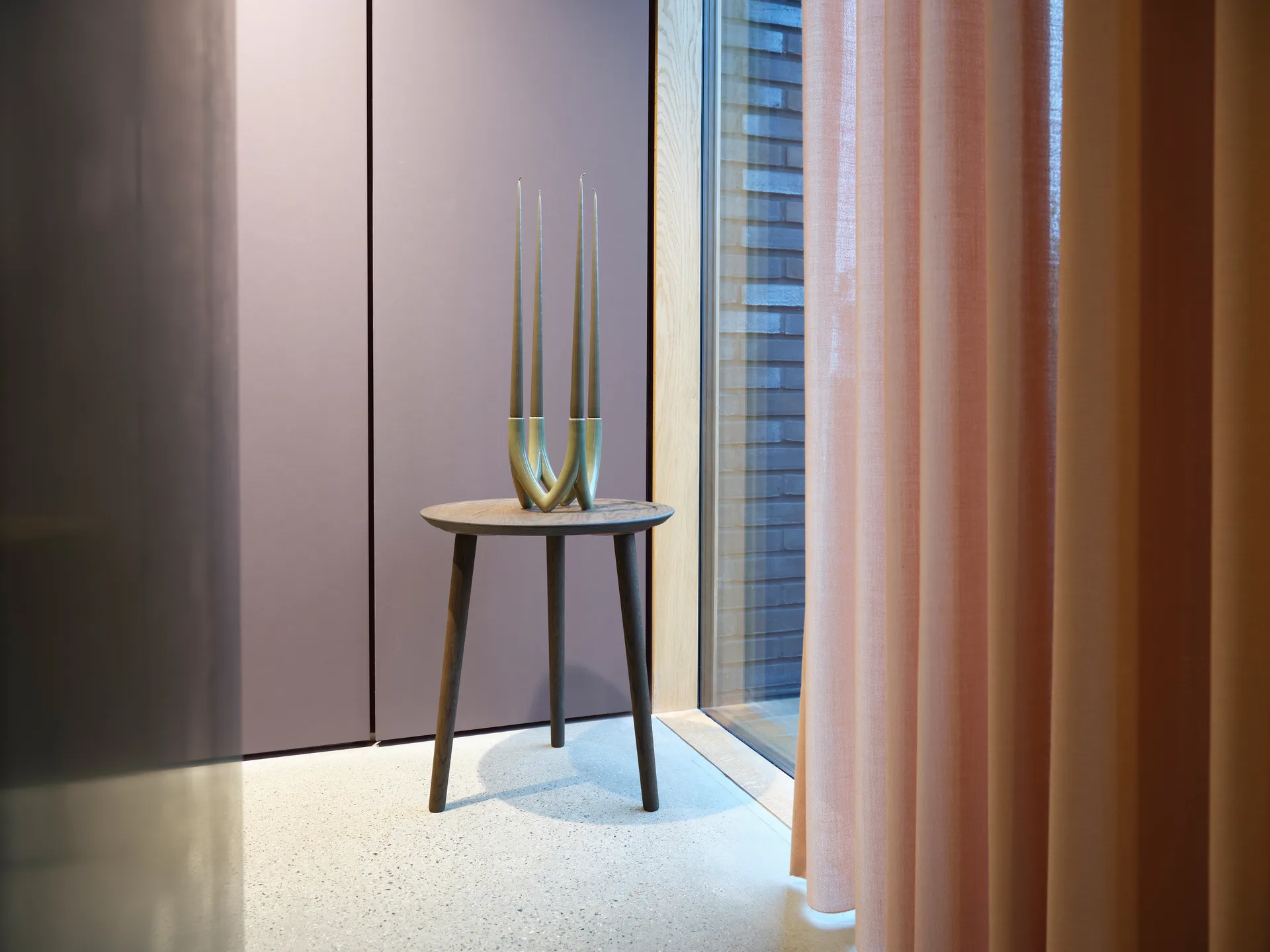 Chandelier kaarsenhouder no. 56, Olive green Ro Collection