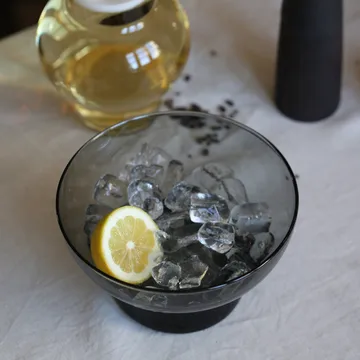 Glazen kom nr. 51 - Smoked grey - Ro Collection