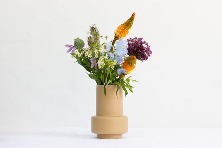 Hurricane vaas L Ø17, Soft Ochre Ro Collection