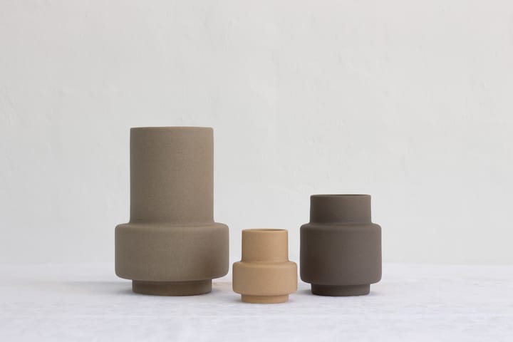 Hurricane vaas S Ø9, Soft Ochre Ro Collection