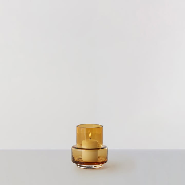 Hurricane waxinelichthouder nr. 25, Amber Ro Collection