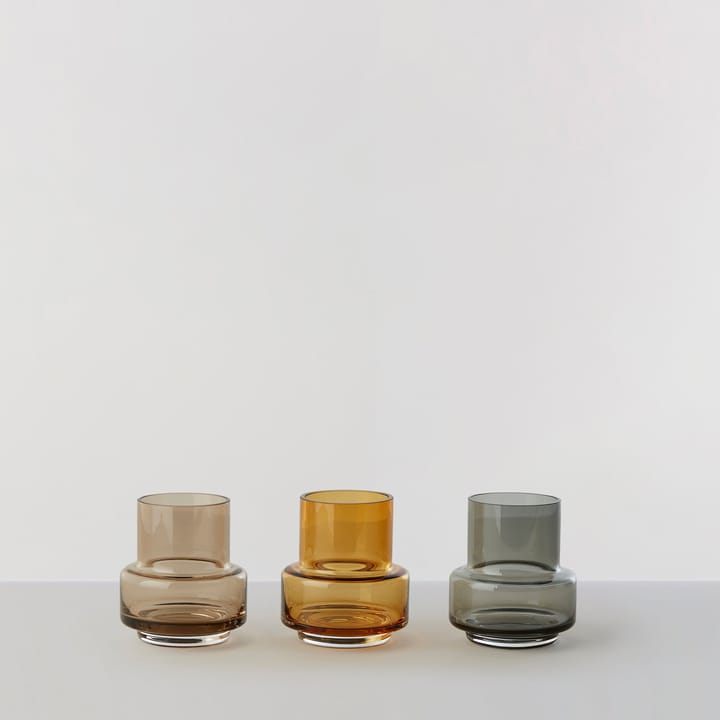 Hurricane waxinelichthouder nr. 25, Amber Ro Collection