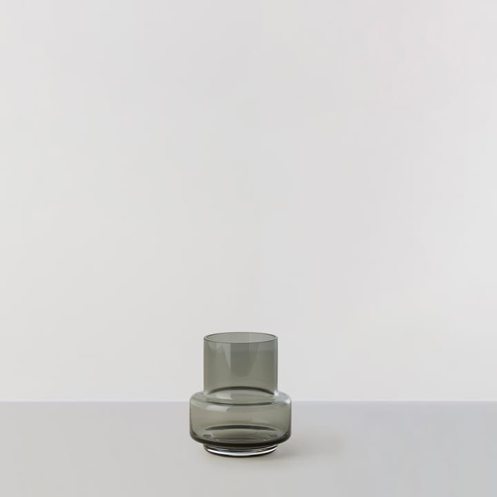 Hurricane waxinelichthouder nr. 25, Smoked grey Ro Collection