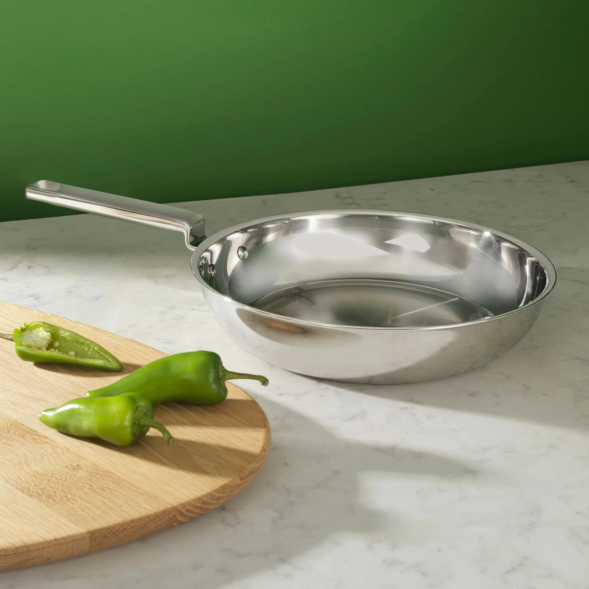 316 Series koekenpan, Roestvrij staal, 24 cm Robert Welch