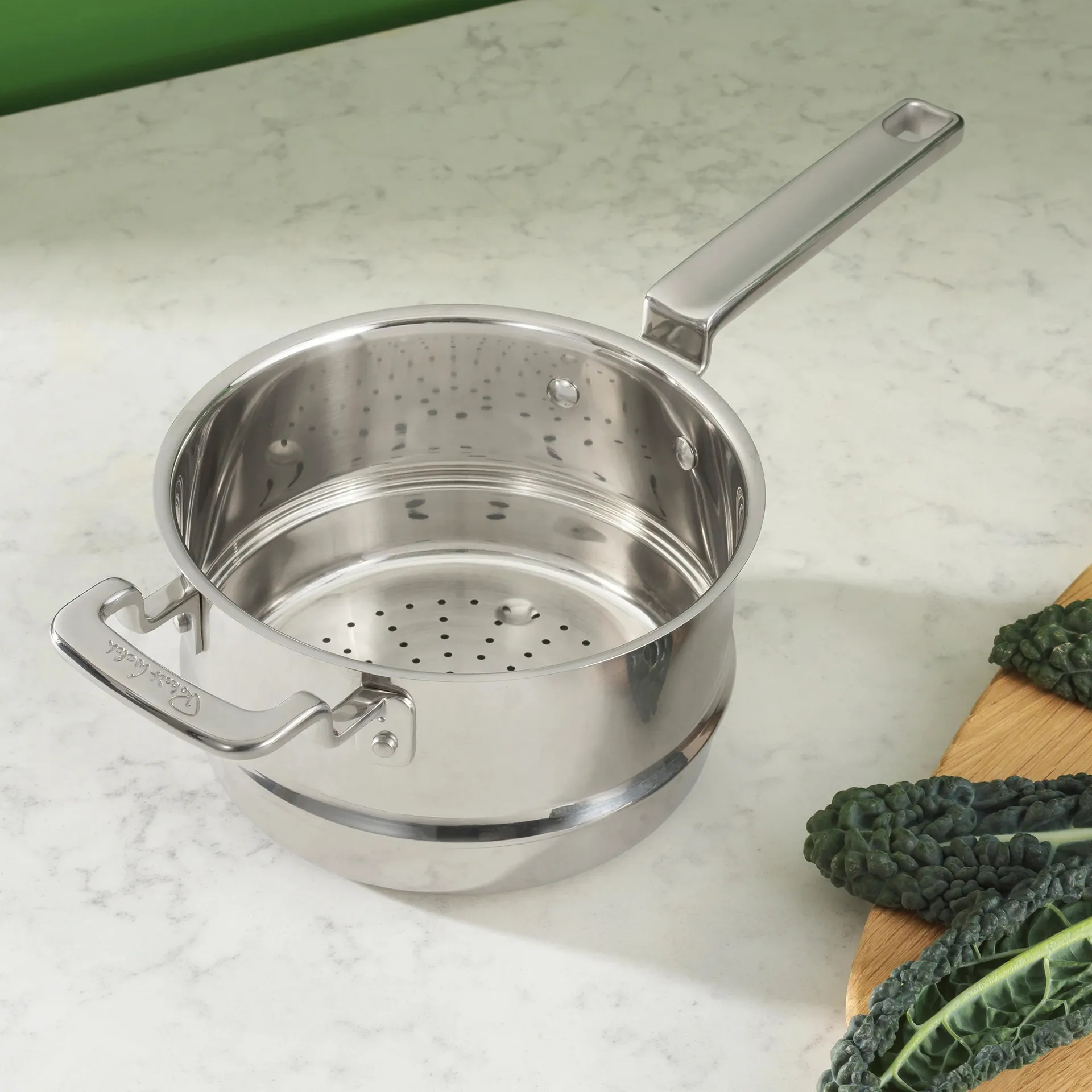 316 Series stoominzet, Roestvrij staal, 18 cm Robert Welch