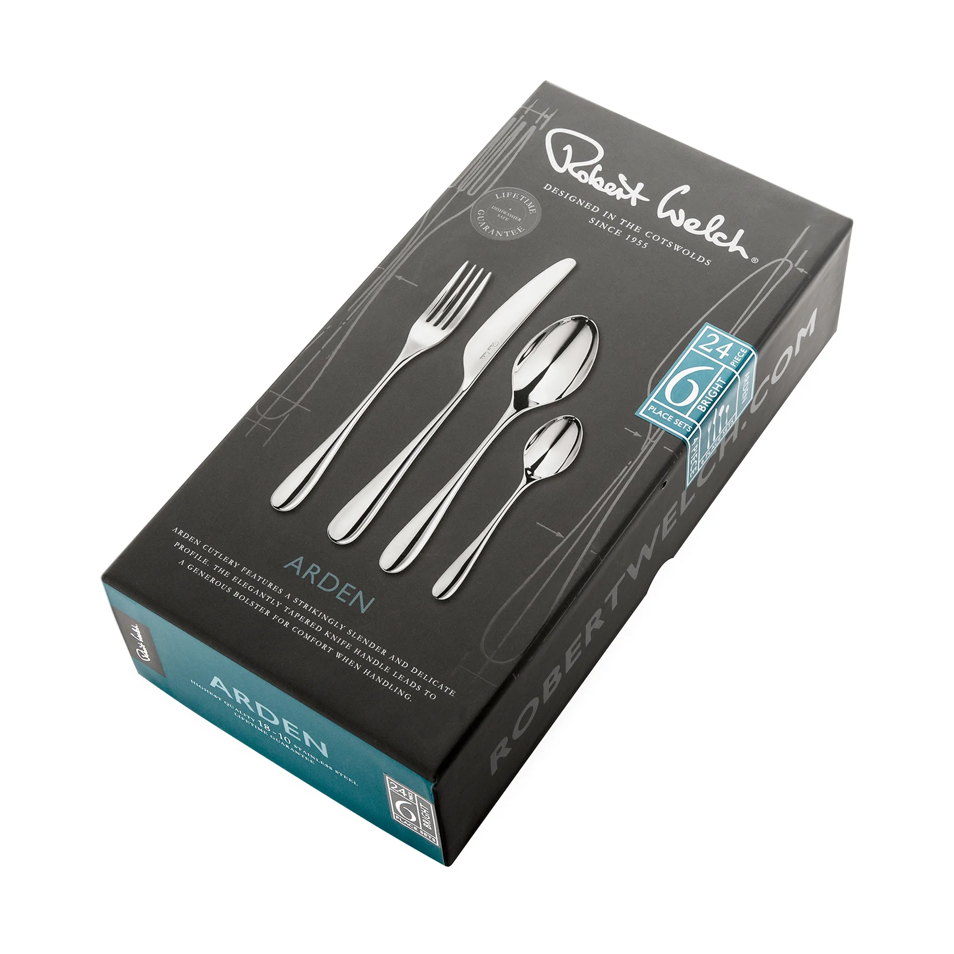 Arden Bright bestek, 24 stuks Robert Welch