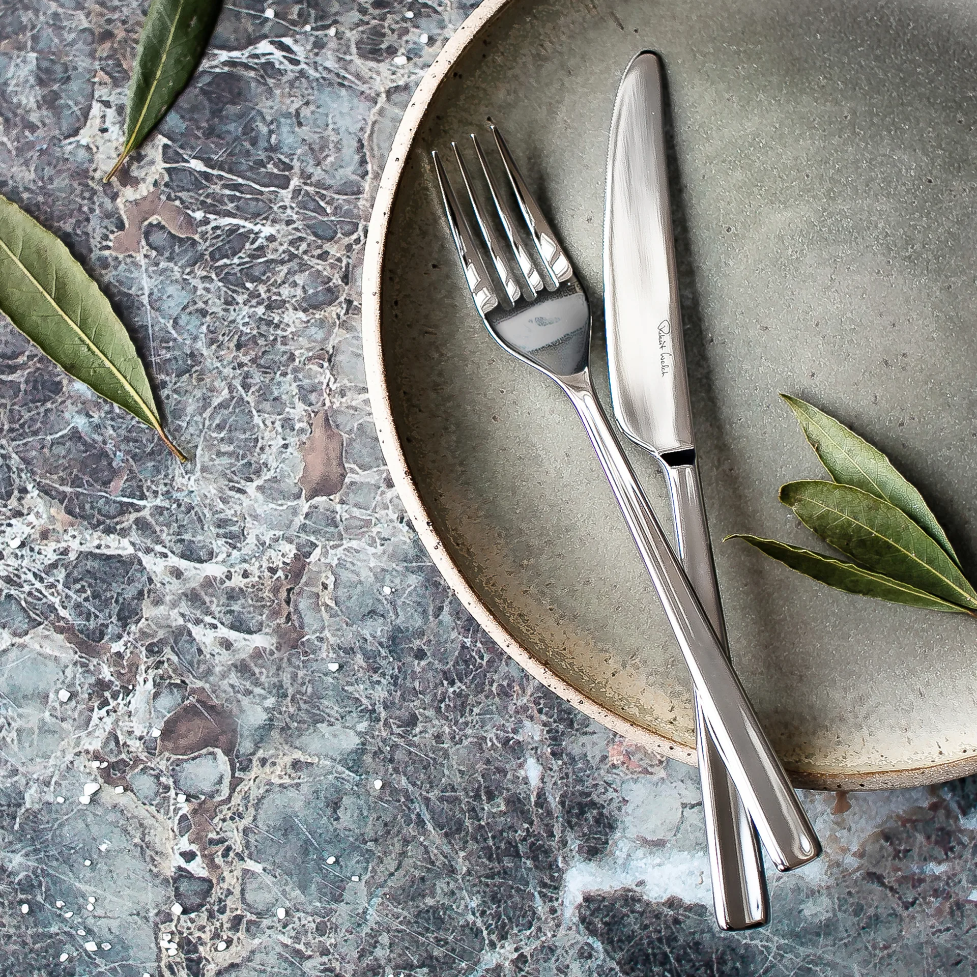 Blockley dinermes glanzend, Roestvrij staal Robert Welch