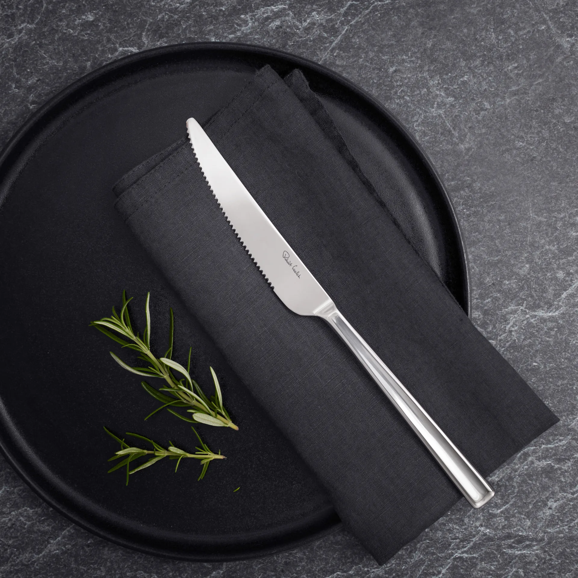 Blockley steakmes glanzend, Roestvrij staal Robert Welch