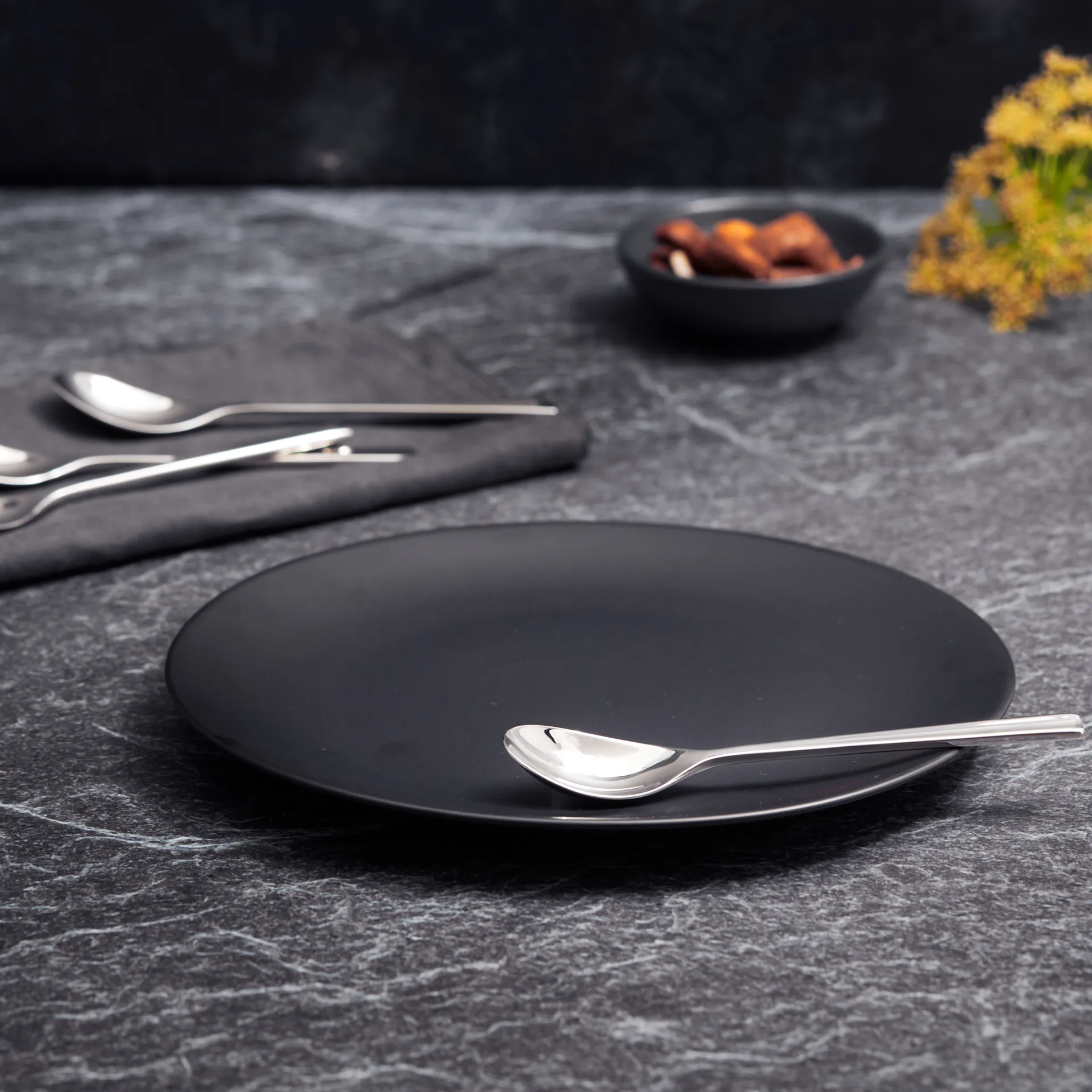 Blockley theelepel glanzend, Roestvrij staal Robert Welch