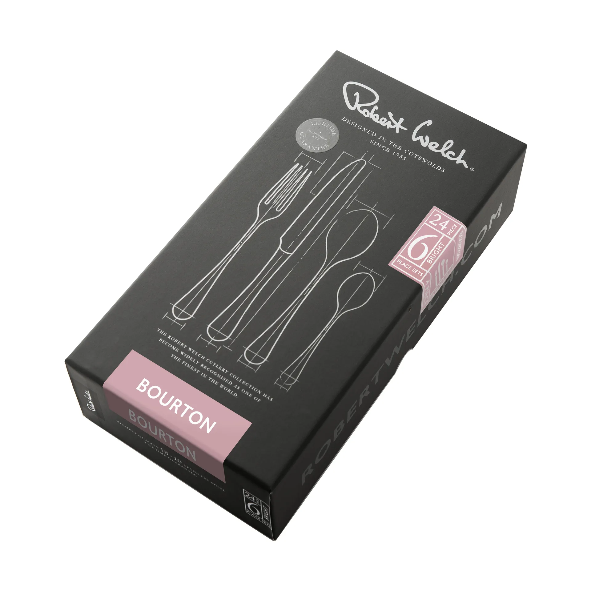 Bourton Bright bestek, 24 stuks Robert Welch