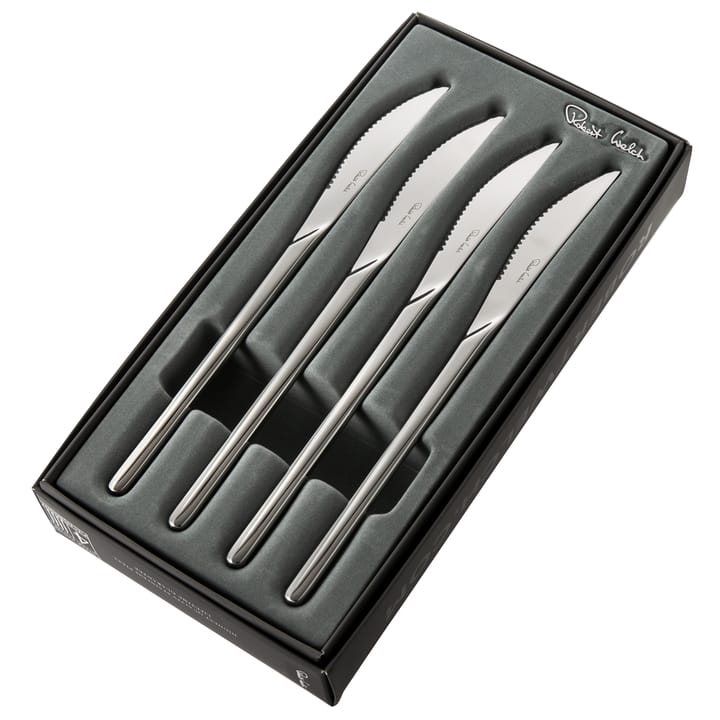 Bud Bright vleesmes, 4 stuks, Roestvrij staal Robert Welch