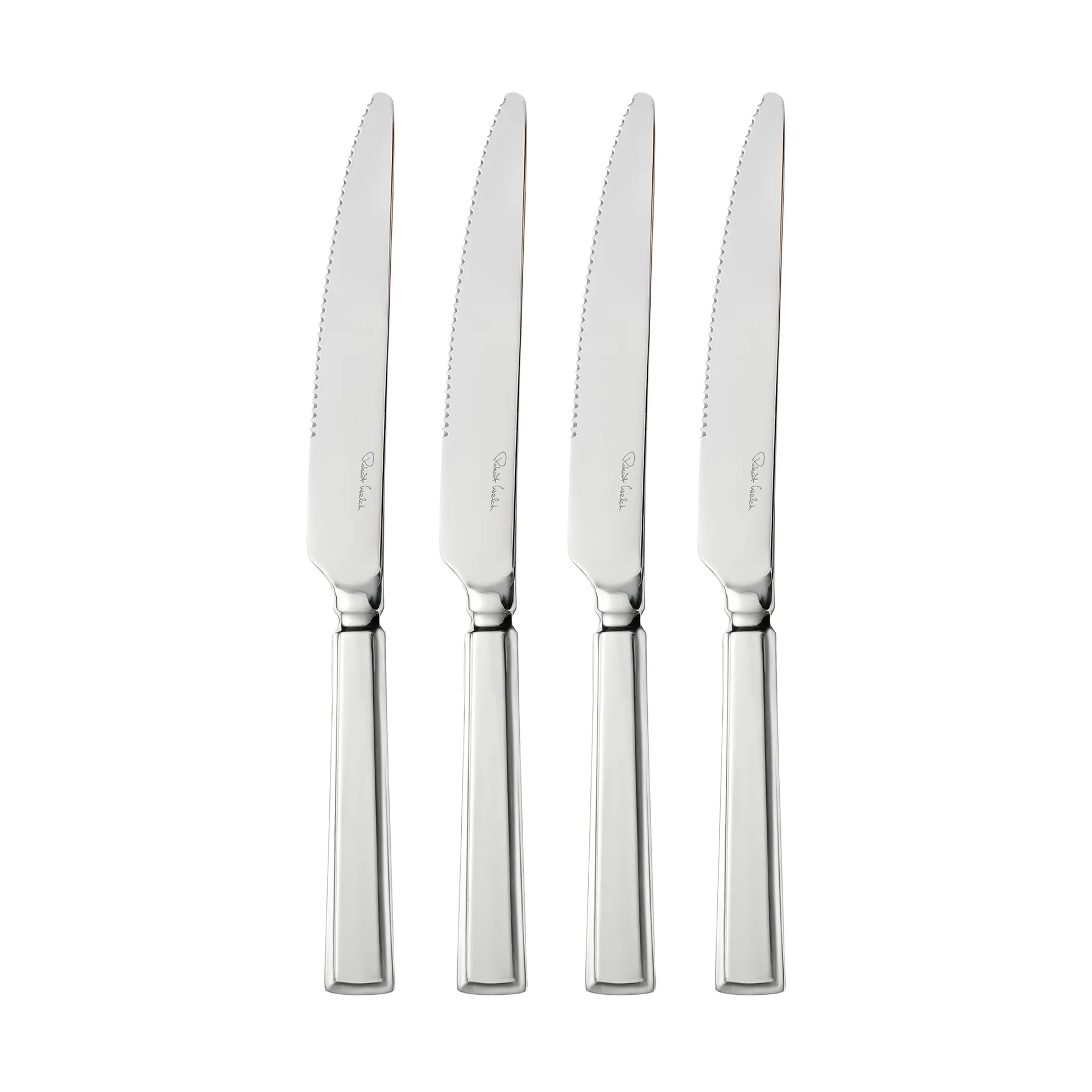Fairford Bright steakmes, Roestvrij staal, 4-pack Robert Welch