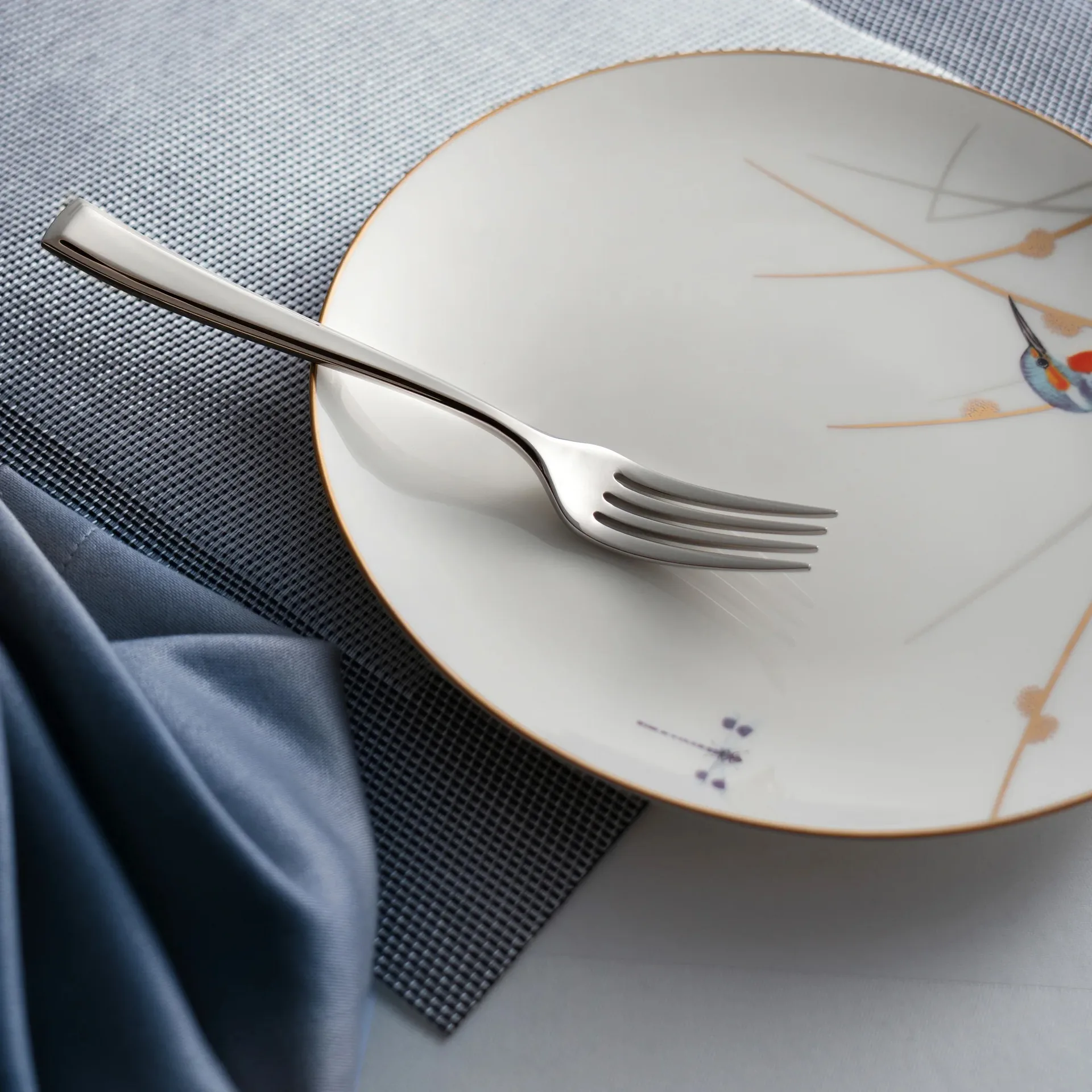 Fairford Bright voorgerechtvork, Roestvrij staal, 18,2 cm Robert Welch