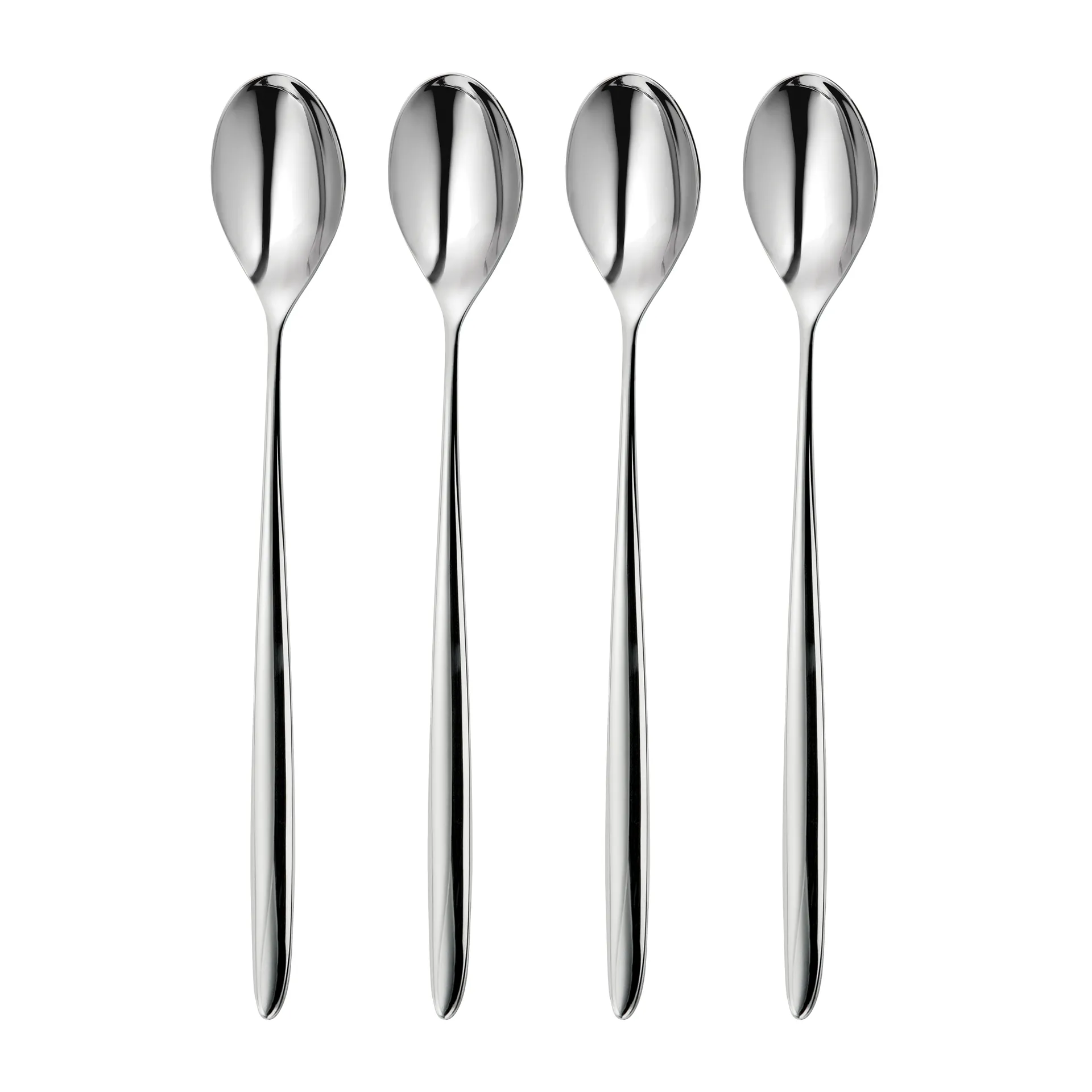 Hidcote Bright lattelepel 4-pack, Roestvrij staal Robert Welch