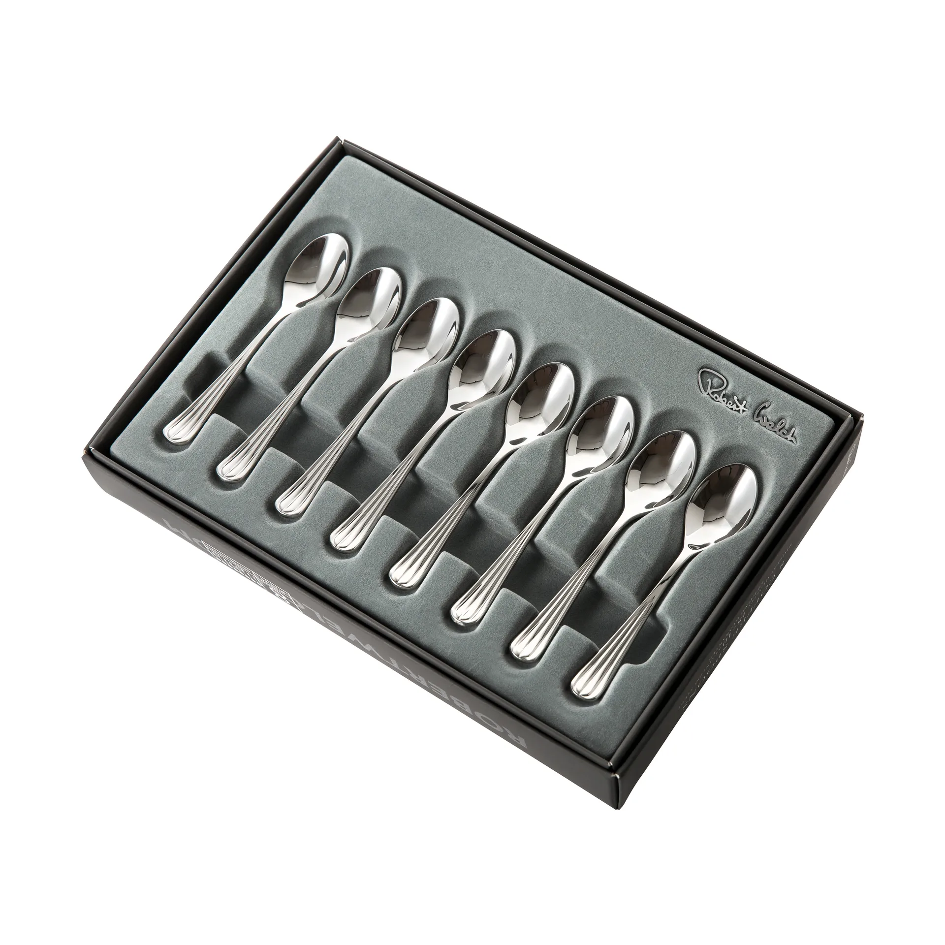 Palm Bright koffielepel 8-pack, Roestvrij staal Robert Welch