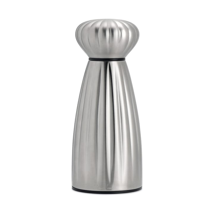 Palm satin pepermolen roestvrij staal 16,8 cm - Zwart - Robert Welch