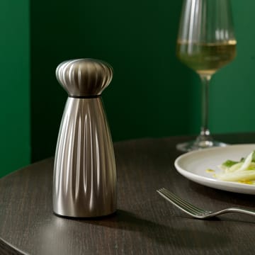Palm satin pepermolen roestvrij staal 16,8 cm - Zwart - Robert Welch