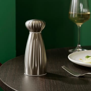 Palm satin zoutmolen roestvrij staal 16,8 cm - Wit - Robert Welch
