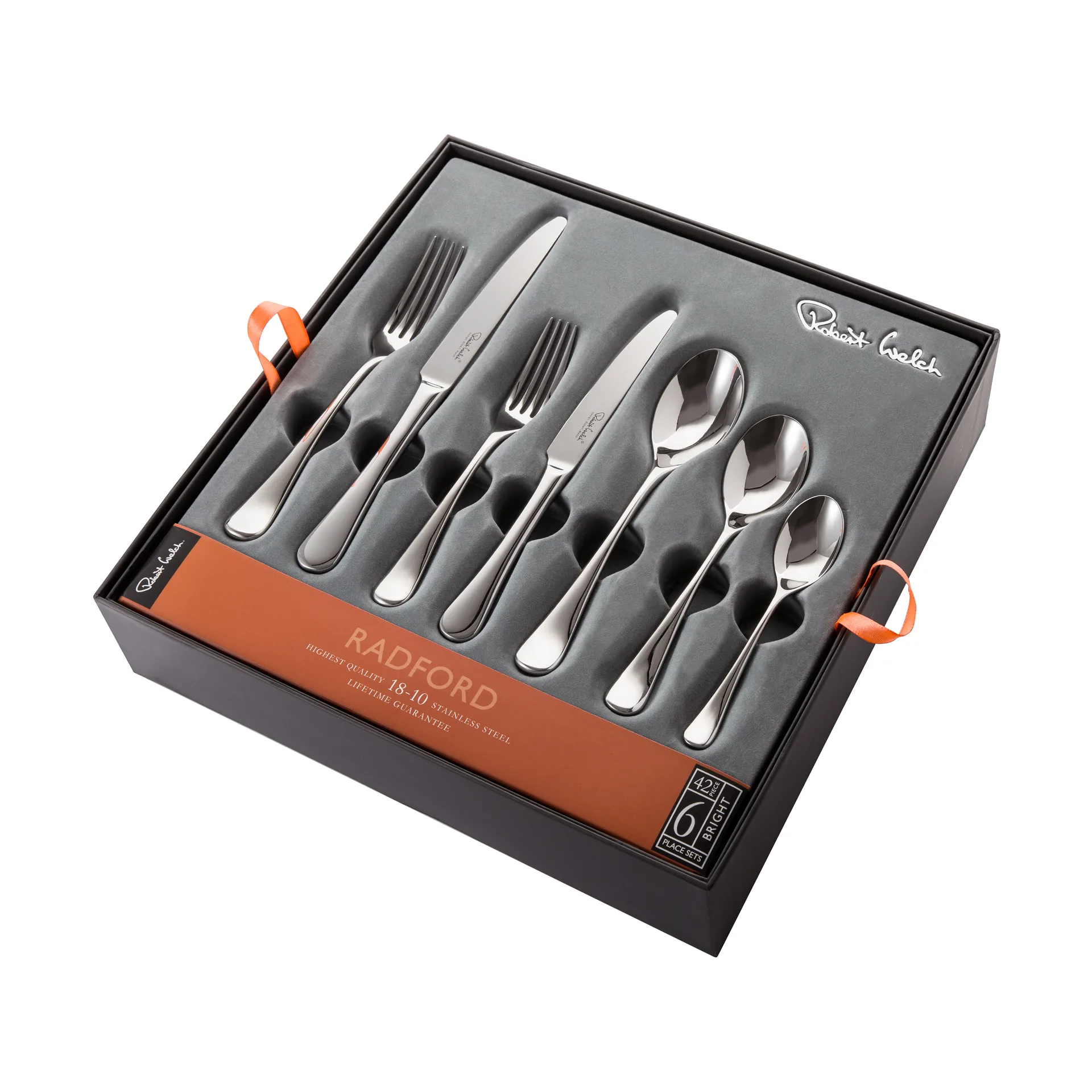Radford bestek, gepolijst, 42 stuks Robert Welch