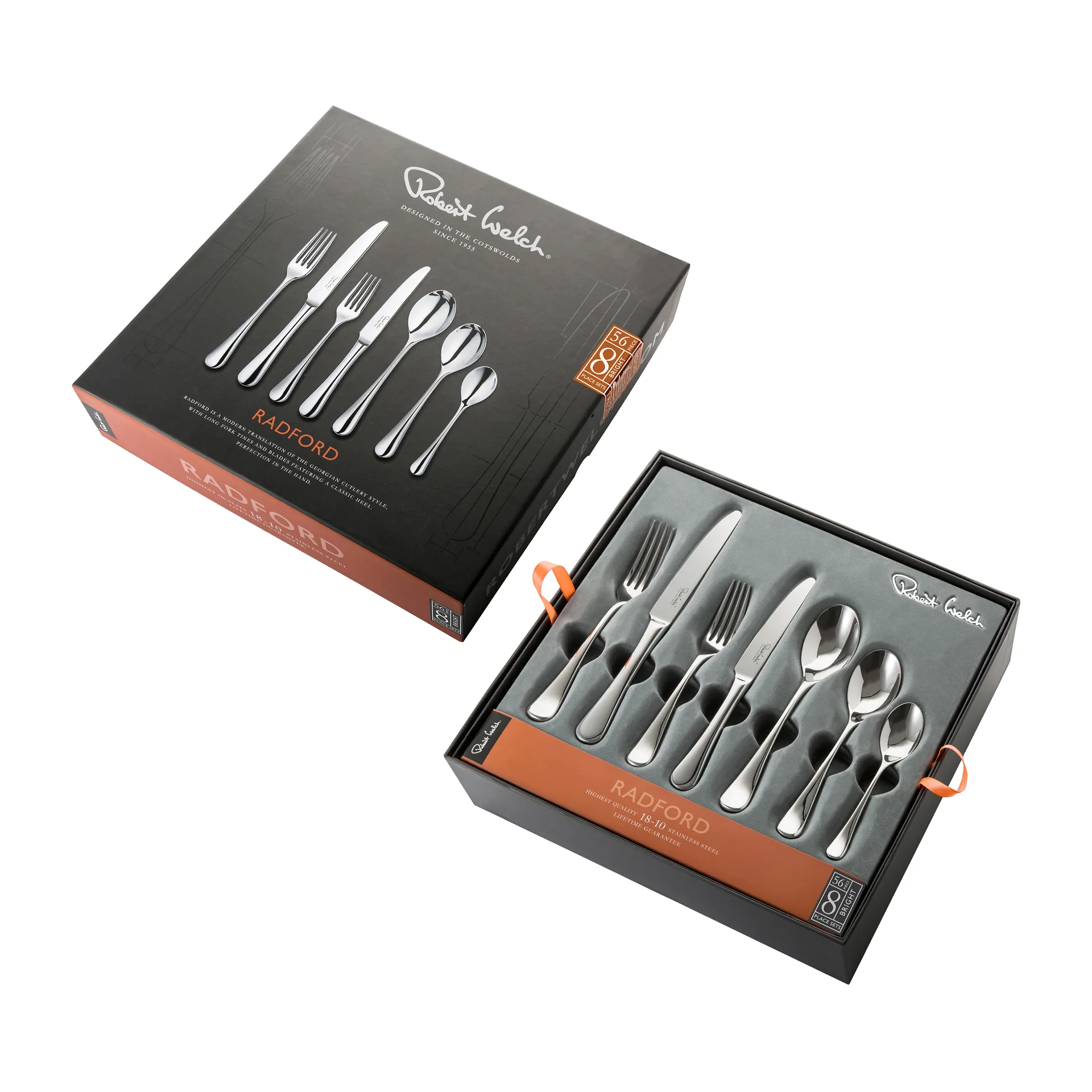 Radford bestek, gepolijst, 56-delig Robert Welch