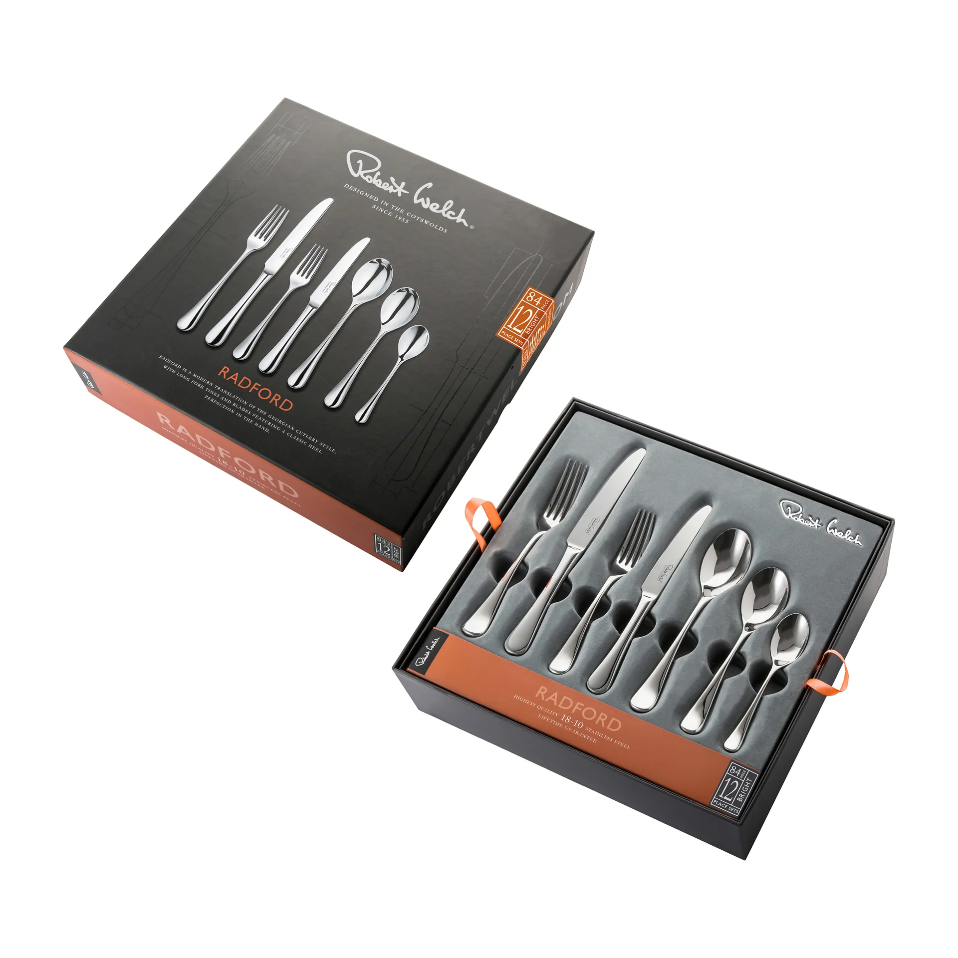Radford bestek, gepolijst, 84-delig Robert Welch