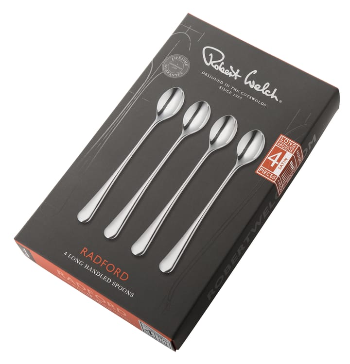 Radford lattelepel, mat, 4 stuks, Roestvrij staal Robert Welch