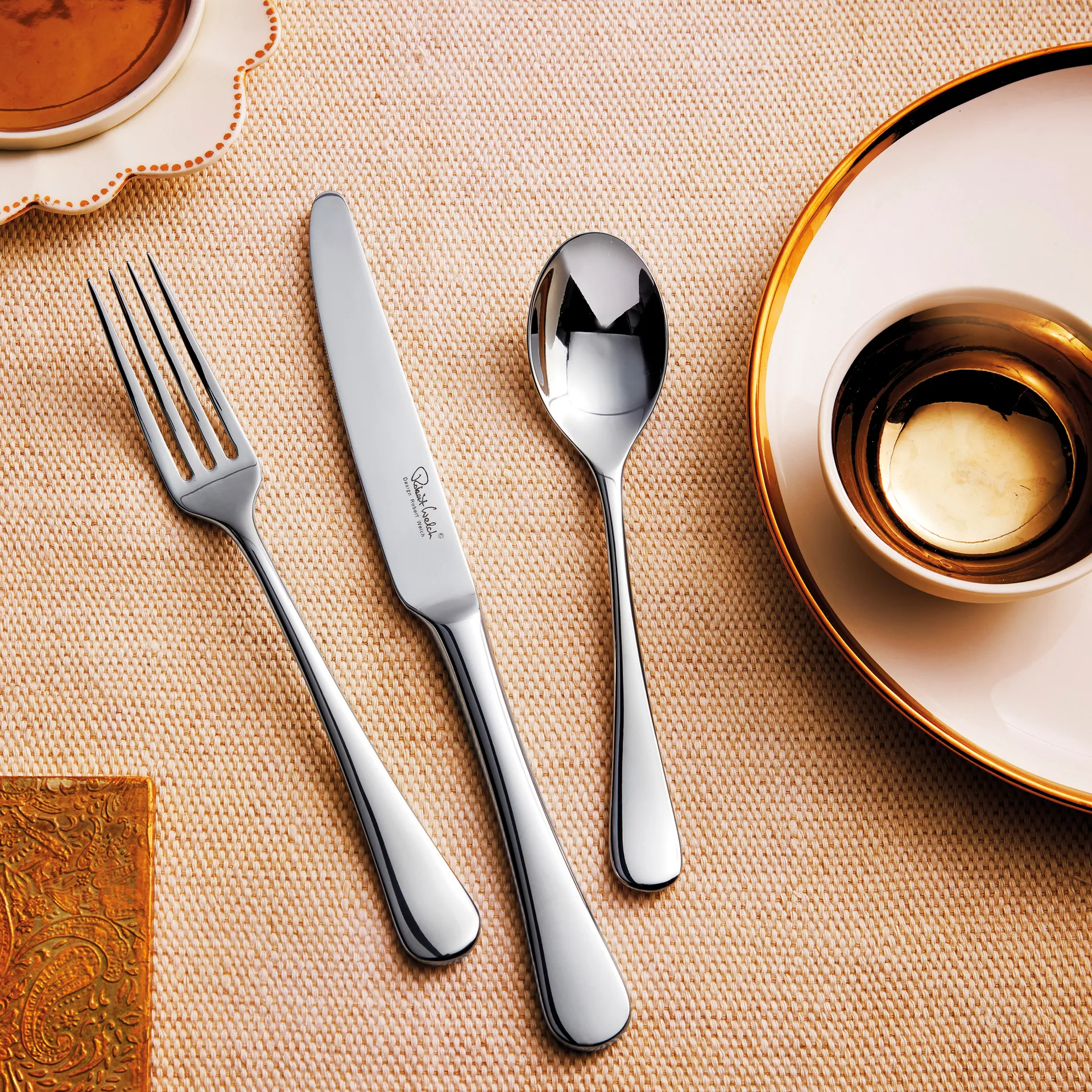 Radford tafelmes, gepolijst, Roestvrij staal Robert Welch