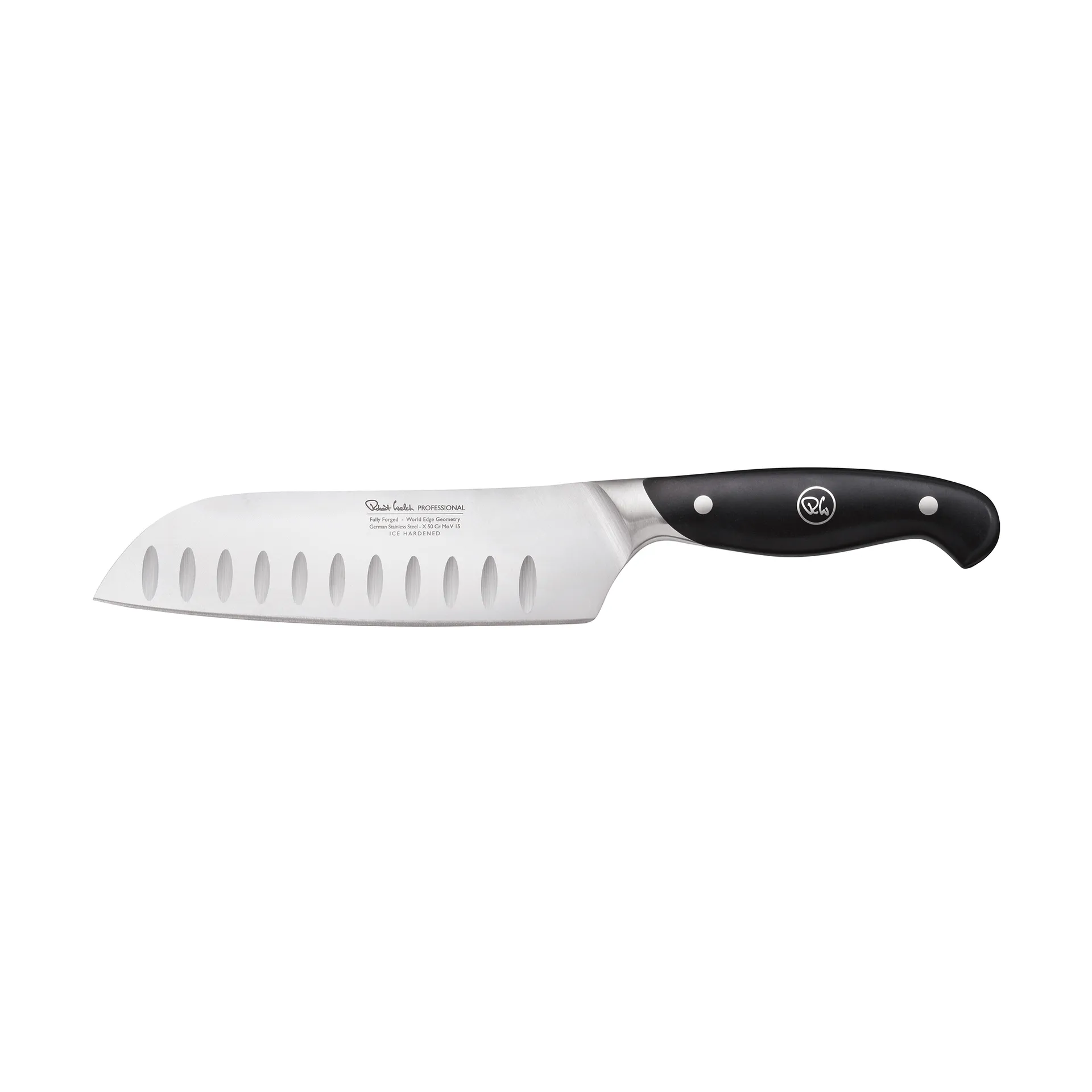 Robert Welch professional santokumes 17 cm, Roestvrij staal Robert Welch