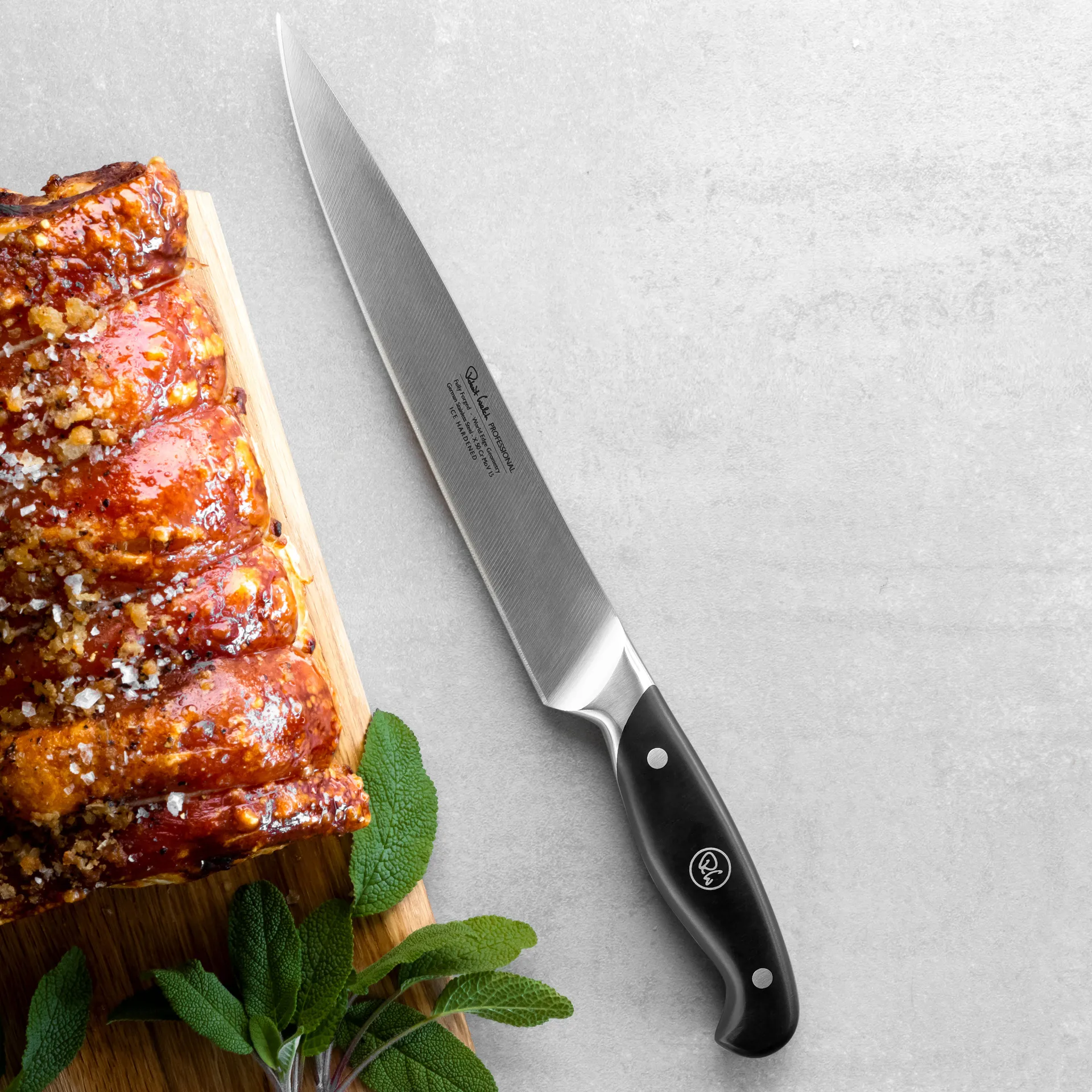 Robert Welch professional trancheermes 22 cm, Roestvrij staal Robert Welch