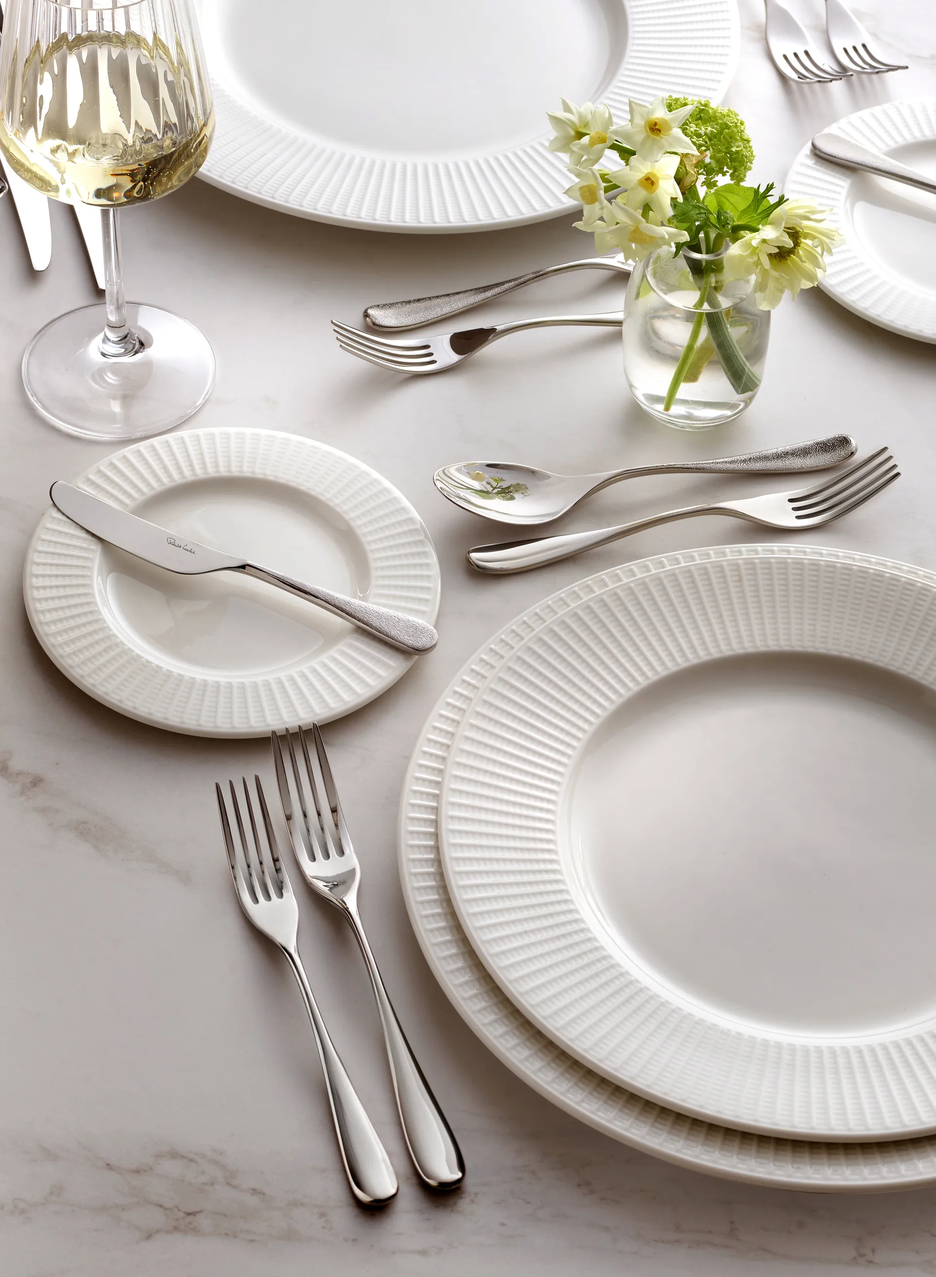 Sandstone botermes glanzend, Roestvrij staal Robert Welch