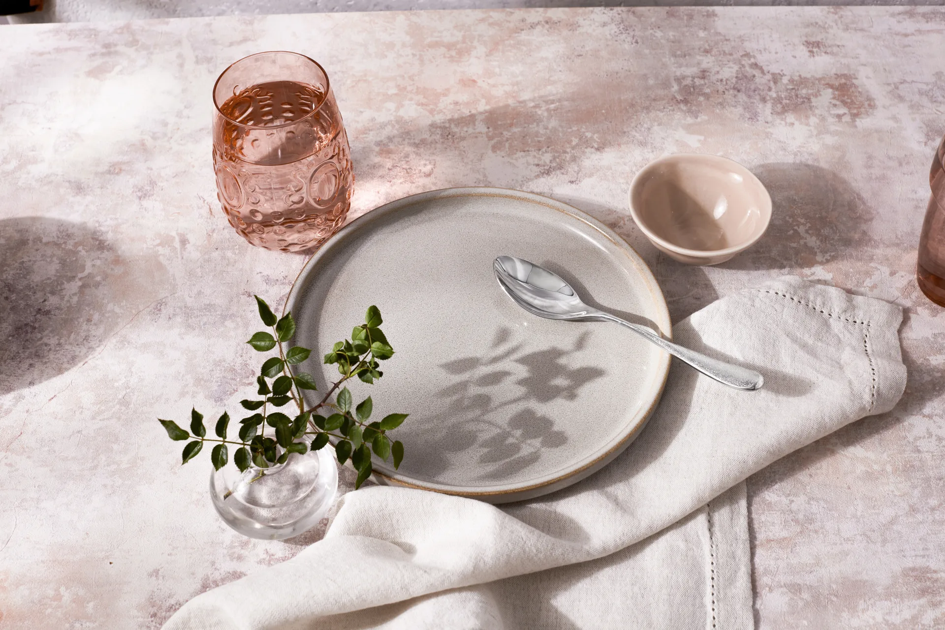 Sandstone dessertlepel glanzend, Roestvrij staal Robert Welch