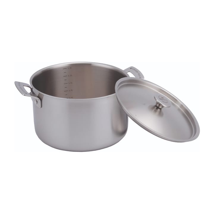 Inox braadpan roestvrij met deksel - 6 l - Ronneby Bruk