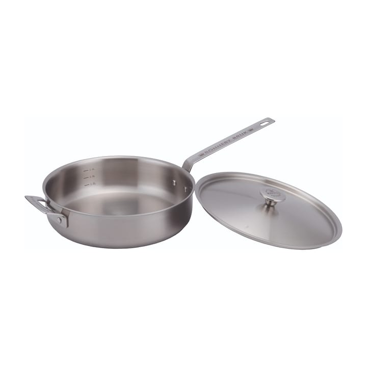 Inox hapjespan roestvrij met deksel, Ø28 cm Ronneby Bruk