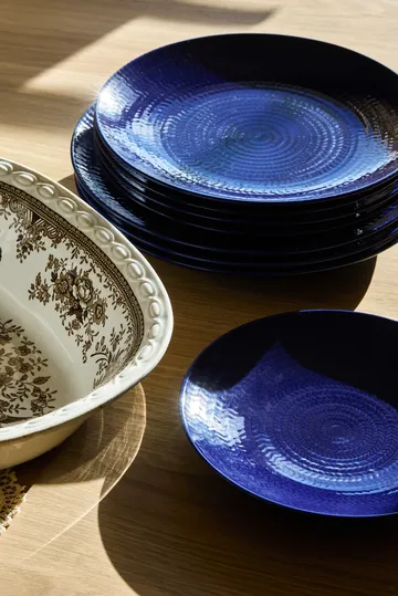 Blå Eld bord - Blauw, 23 cm - Rörstrand