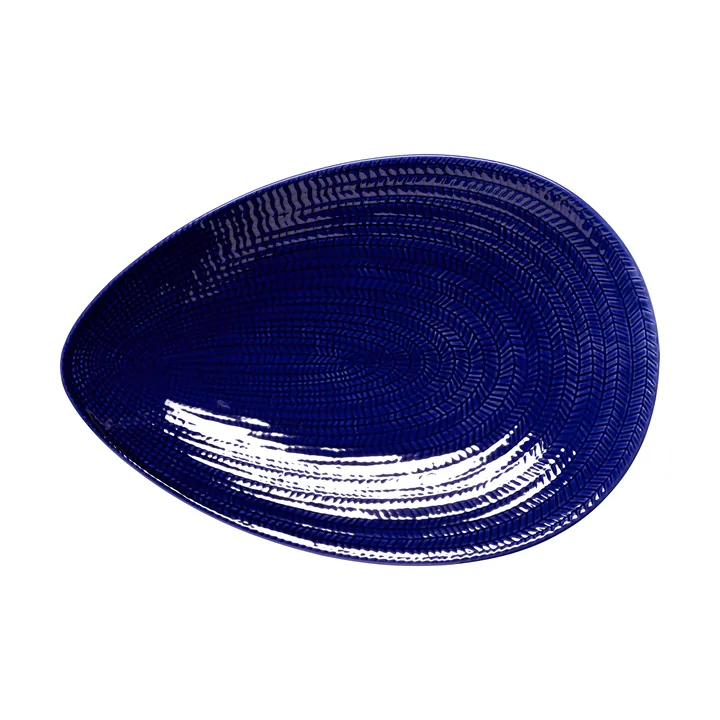 Blå eld serveringsfat - Blauw, 20x29 cm - Rörstrand